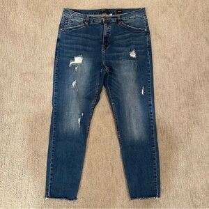 Supplies Distressed High Rise Denim Jeans Size 16